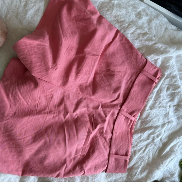 Pink Zara Linen Shorts - S - Picture 2 of 4